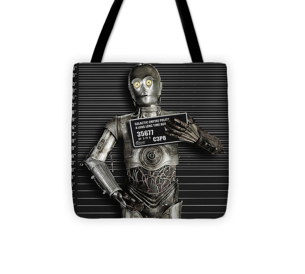 C-3po Mug Shot - Tote Bag Tote Bag Pixels 13