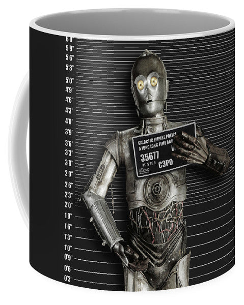C-3po Mug Shot - Mug Mug Pixels Small (11 oz.)  