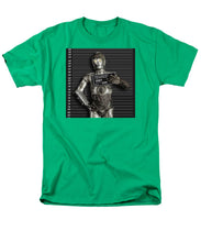 C-3po Mug Shot - Men's T-Shirt  (Regular Fit) Men's T-Shirt (Regular Fit) Pixels Kelly Green Small 