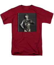 C-3po Mug Shot - Men's T-Shirt  (Regular Fit) Men's T-Shirt (Regular Fit) Pixels Cardinal Small 