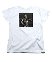 C-3po Mug Shot - Women's T-Shirt (Standard Fit) Women's T-Shirt (Standard Fit) Pixels White Small 