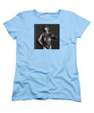 C-3po Mug Shot - Women's T-Shirt (Standard Fit) Women's T-Shirt (Standard Fit) Pixels Light Blue Small 