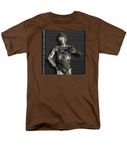 C-3po Mug Shot - Men's T-Shirt  (Regular Fit) Men's T-Shirt (Regular Fit) Pixels Coffee Small 