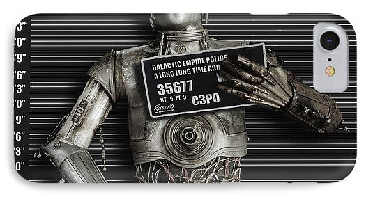 C-3po Mug Shot - Phone Case Phone Case Pixels IPhone 7 Case  