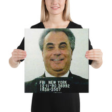 John Gotti Mug Shot Mugshot Thick Canvas