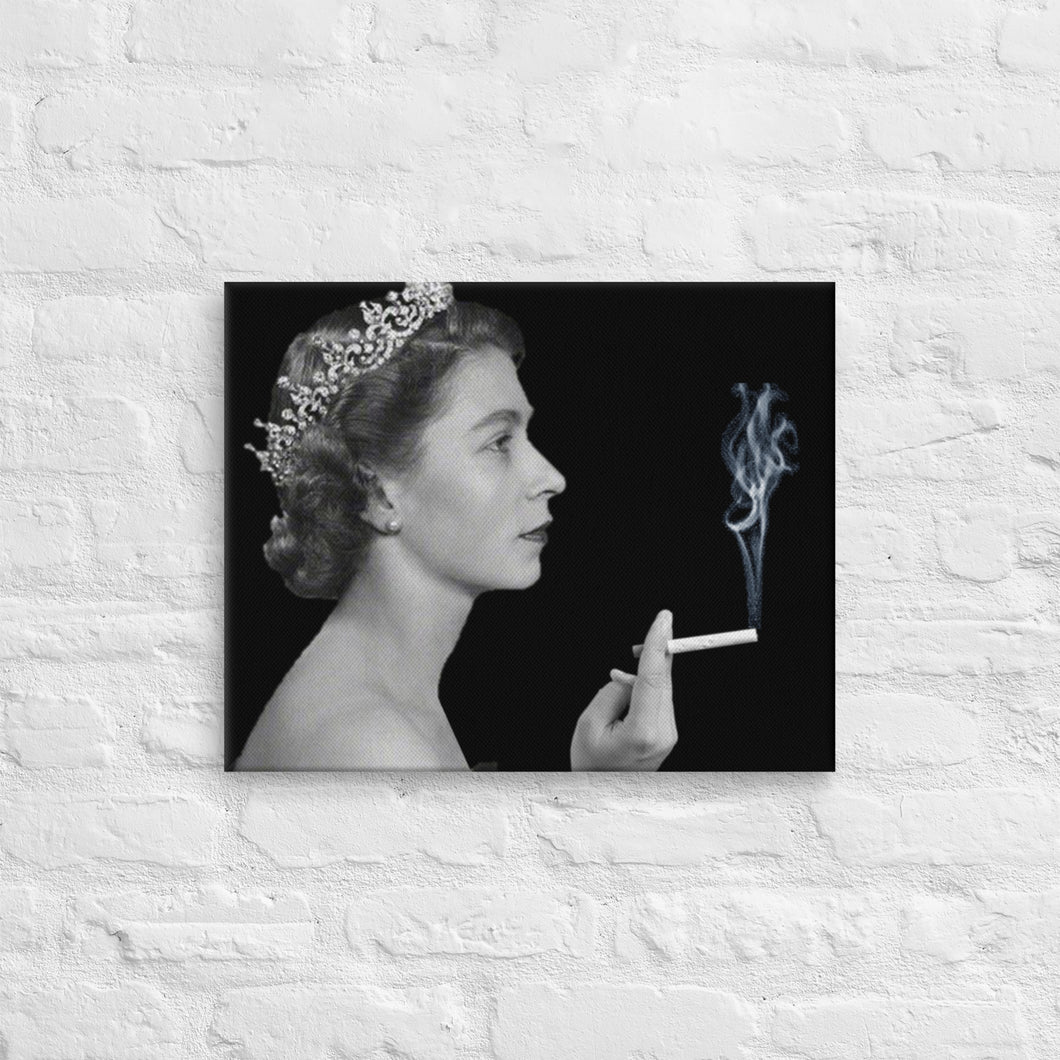did queen elizabeth smoke cigarettes Queen Elizabeth Smoking Canvas – Rubino Creative Fine Art did queen elizabeth smoke cigarettes Queen Elizabeth Smoking Canvas – Rubino Creative Fine Art
