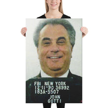 John Gotti Mug Shot Mugshot Thick Canvas