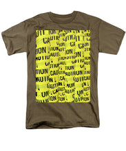 Caution - Men's T-Shirt  (Regular Fit)