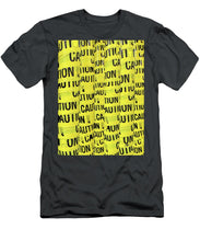 Caution - Men's T-Shirt (Athletic Fit)