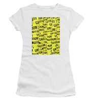 Caution - Women's T-Shirt (Athletic Fit)