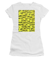 Caution - Women's T-Shirt (Athletic Fit)