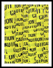 Caution - Framed Print