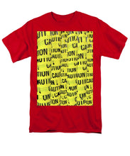 Caution - Men's T-Shirt  (Regular Fit)