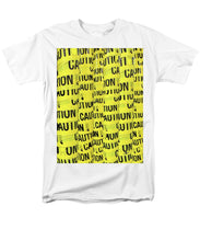 Caution - Men's T-Shirt  (Regular Fit)