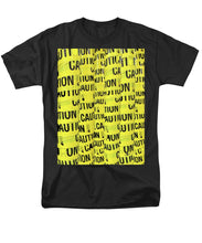 Caution - Men's T-Shirt  (Regular Fit)
