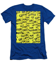 Caution - Men's T-Shirt (Athletic Fit)