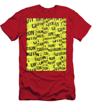 Caution - Men's T-Shirt (Athletic Fit)