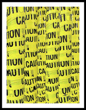 Caution - Framed Print