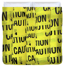 Caution - Duvet Cover