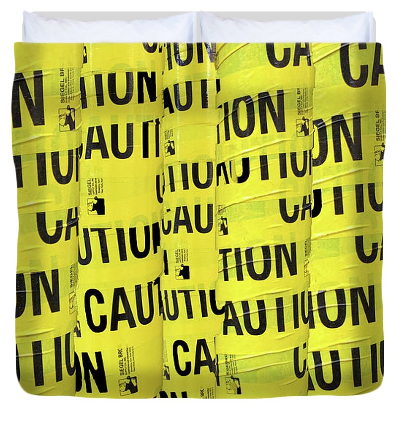 Caution - Duvet Cover