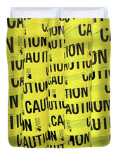 Caution - Duvet Cover