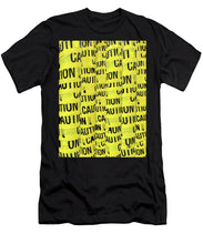 Caution - Men's T-Shirt (Athletic Fit)