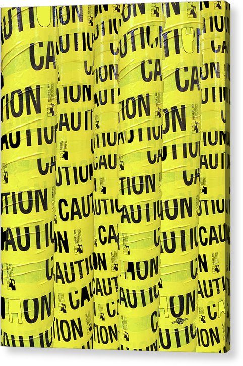 Caution - Acrylic Print