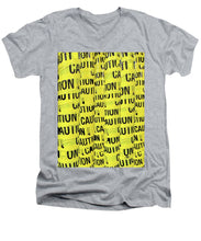 Caution - Men's V-Neck T-Shirt