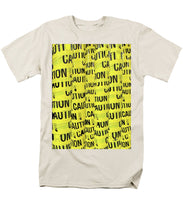 Caution - Men's T-Shirt  (Regular Fit)