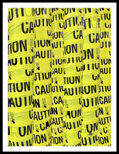 Caution - Framed Print