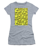 Caution - Women's T-Shirt (Athletic Fit)