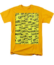 Caution - Men's T-Shirt  (Regular Fit)