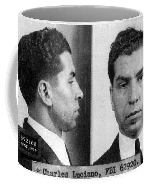 Charles Lucky Luciano Mug Shot 1931 Horizontal - Mug