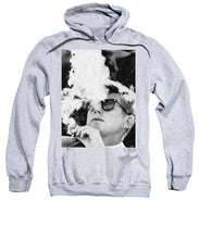Cigar Smoker Cigar Lover Jfk Gifts Black And White Photo - Sweatshirt