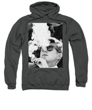 Cigar Smoker Cigar Lover Jfk Gifts Black And White Photo - Sweatshirt