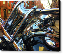Photo Cold Chrome New York - Canvas Print