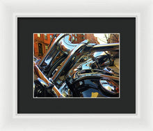Photo Cold Chrome New York - Framed Print