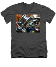 Photo Cold Chrome New York - Men's V-Neck T-Shirt