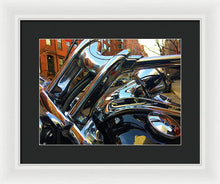 Photo Cold Chrome New York - Framed Print