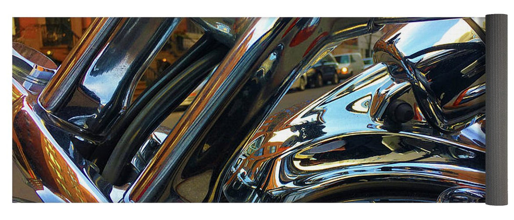 Photo Cold Chrome New York - Yoga Mat