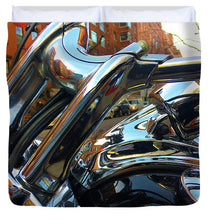 Photo Cold Chrome New York - Duvet Cover