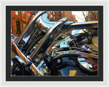 Photo Cold Chrome New York - Framed Print