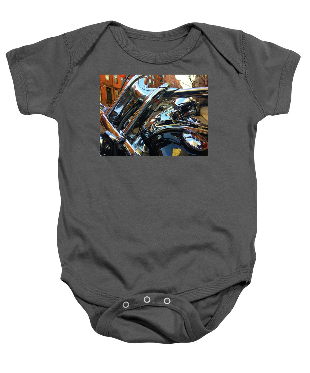 Photo Cold Chrome New York - Baby Onesie