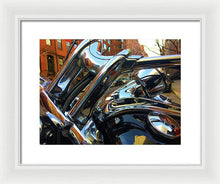 Photo Cold Chrome New York - Framed Print