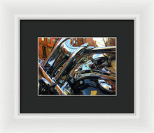 Photo Cold Chrome New York - Framed Print