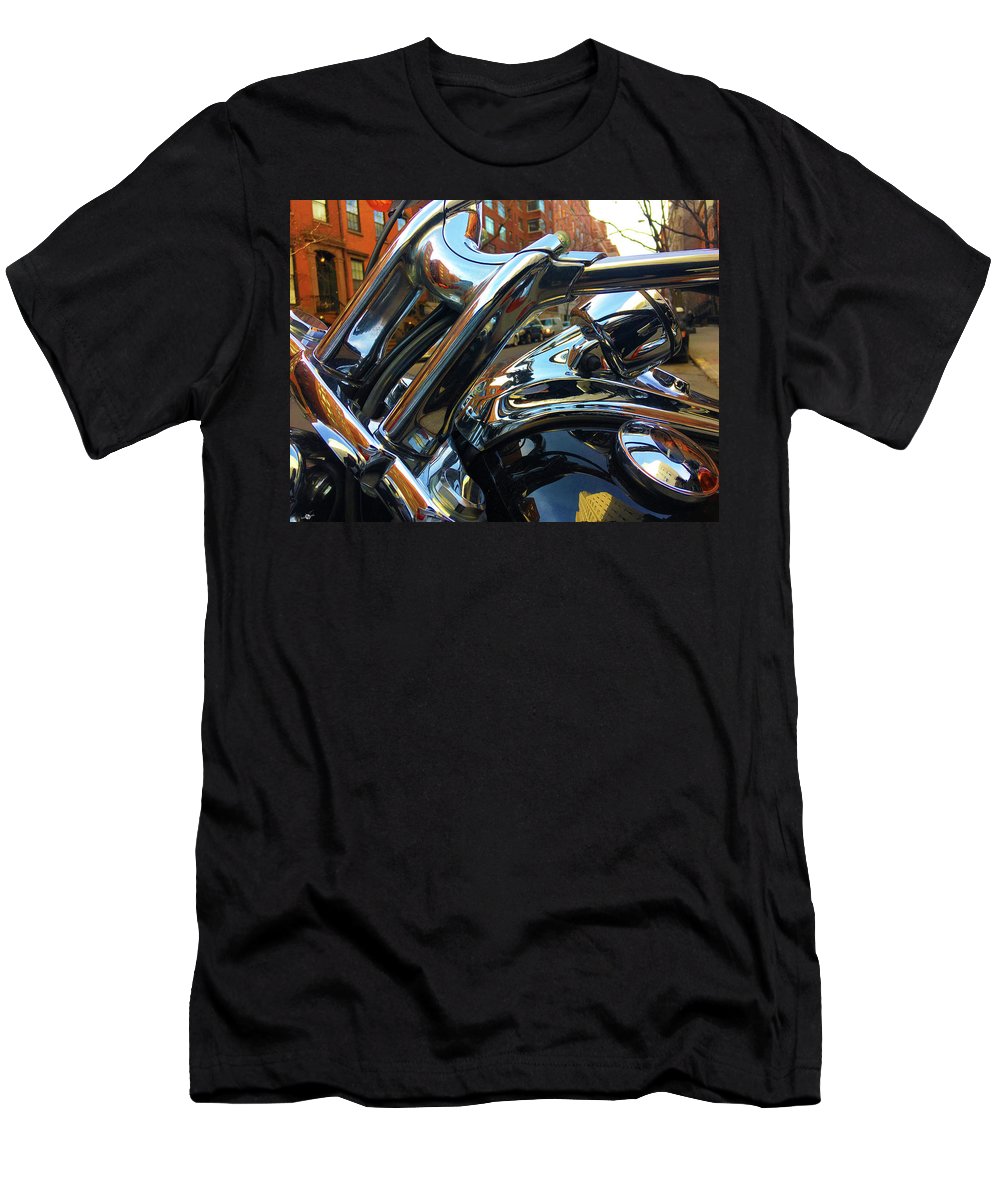 Photo Cold Chrome New York - Men's T-Shirt (Athletic Fit)