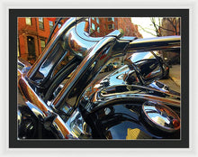 Photo Cold Chrome New York - Framed Print