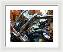 Photo Cold Chrome New York - Framed Print