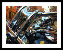 Photo Cold Chrome New York - Framed Print