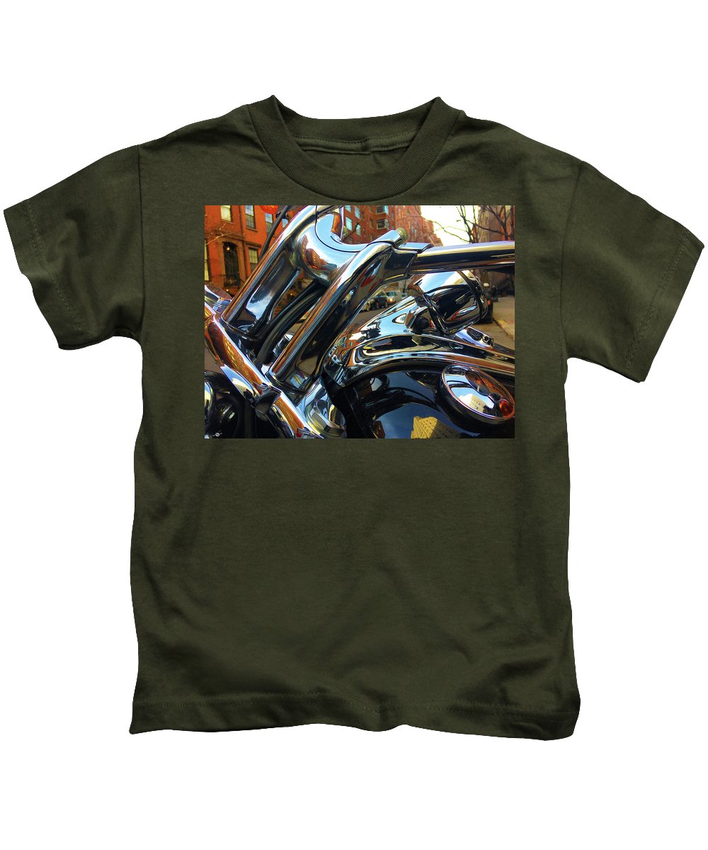 Photo Cold Chrome New York - Kids T-Shirt